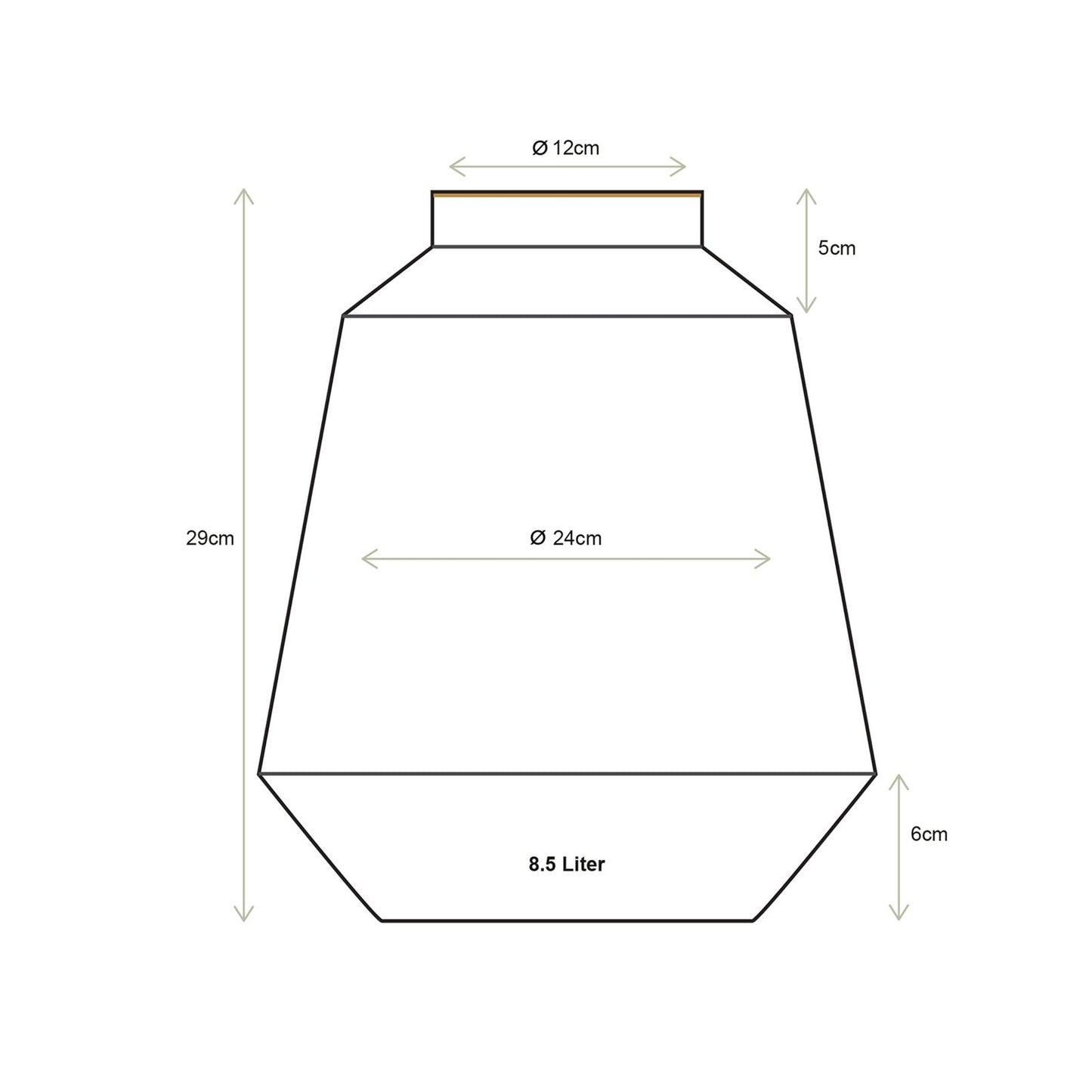 Mavi Metal Vazo 24X29 Cm Dot Delight Collection by Pip Studio
