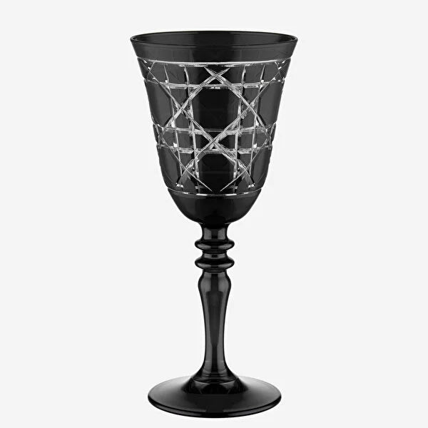 Chiara Alessi Gloria Siyah Cam Kadeh 270 ml