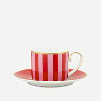 Pip Studio Kırmızı Pembe Porselen Kahve Fincanı 90 ml 51004141