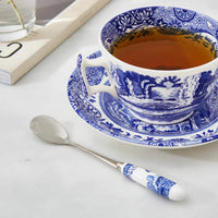 Spode Blue Italian Porselen Saplı 6'lı Çay Kaşığı Seti