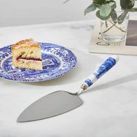 Spode Blue Italian Seramik Saplı Pasta Servis Spatulası