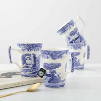Spode Blue Italian 4'lü Kupa Seti 280 ml