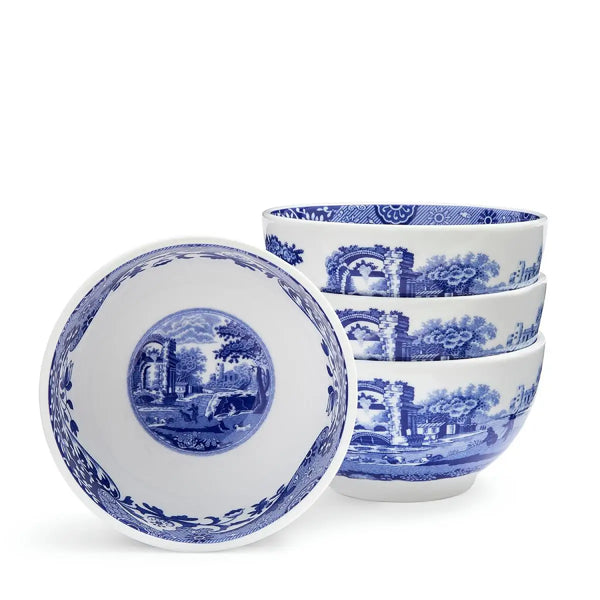 Spode Blue Italian 10 cm 4'lü Kase Seti 200 ml