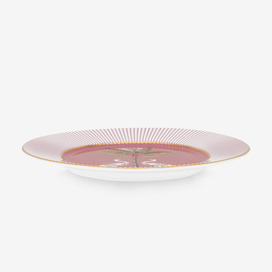 Pip Studio La Majorelle Pembe Porselen Pasta Tabağı 17 cm