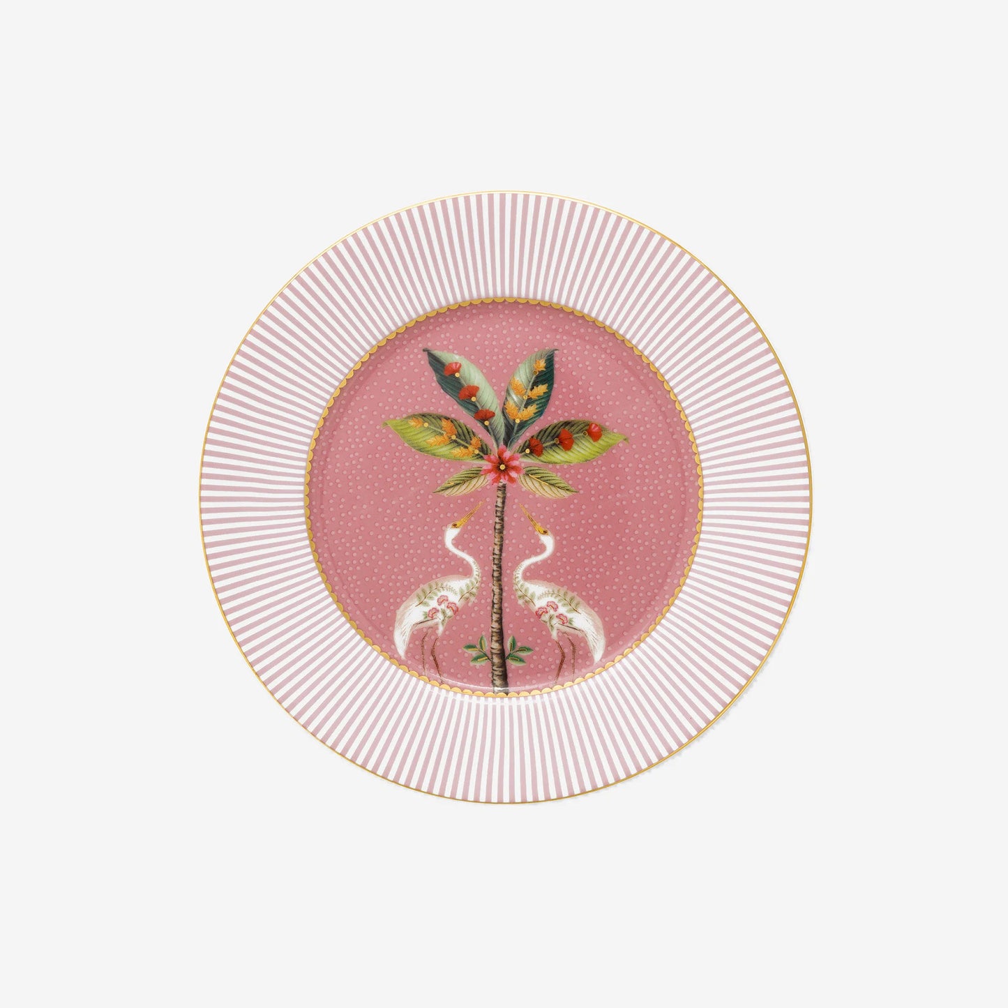 Pip Studio La Majorelle Pembe Porselen Pasta Tabağı 17 cm