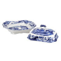 Spode Blue Italian Kapaklı Sunum Tenceresi – 30 cm