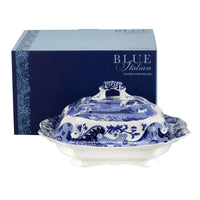 Spode Blue Italian Kapaklı Sunum Tenceresi – 30 cm