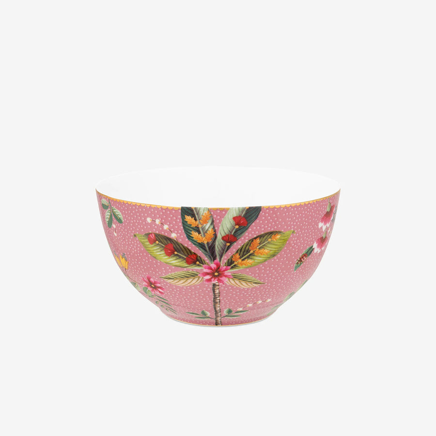Pip Studio La Majorelle Pembe Porselen Kase 15 cm