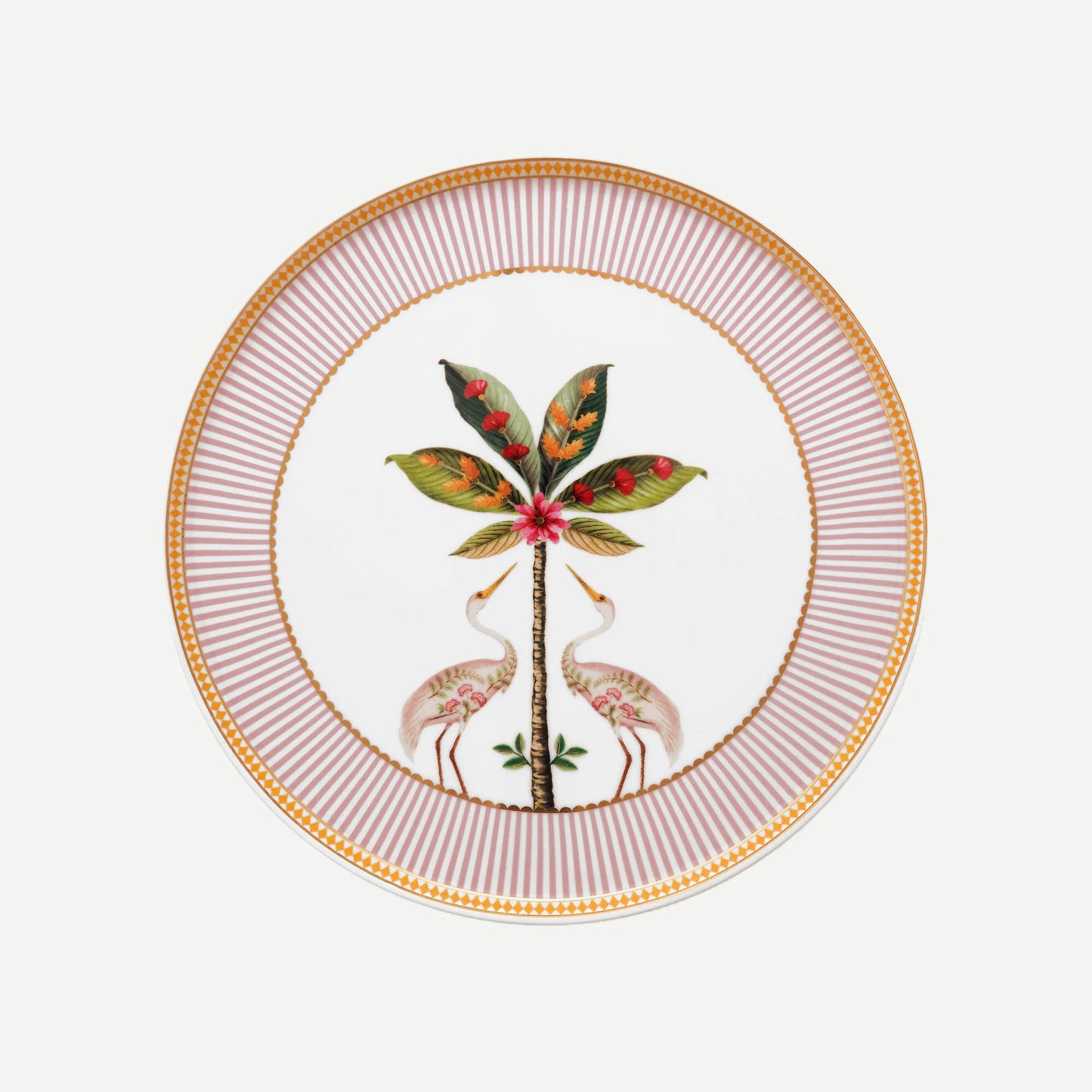 Pip Studio La Majorelle Pembe Porselen Kek Standı 21 cm