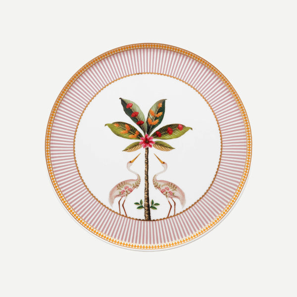 Pip Studio La Majorelle Pembe Porselen Kek Standı 21 cm