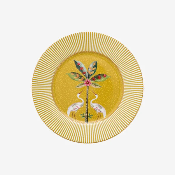 Pip Studio La Majorelle Sarı 17 cm Porselen Pasta Tabağı