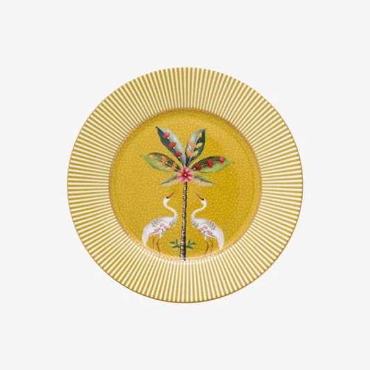 Pip Studio La Majorelle Sarı 17 cm Porselen Pasta Tabağı