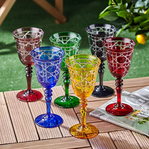 Chiara Alessi Gloria Pembe Cam Kadeh 270 ml