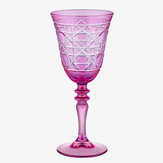 Chiara Alessi Gloria Pembe Cam Kadeh 270 ml