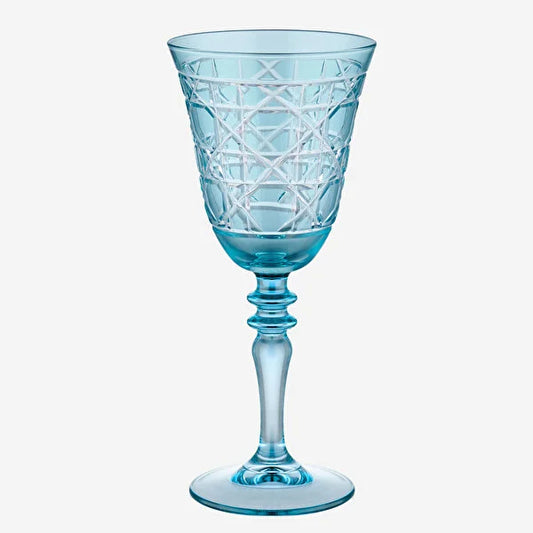 Chiara Alessi Gloria Turkuaz Cam Kadeh 270 ml