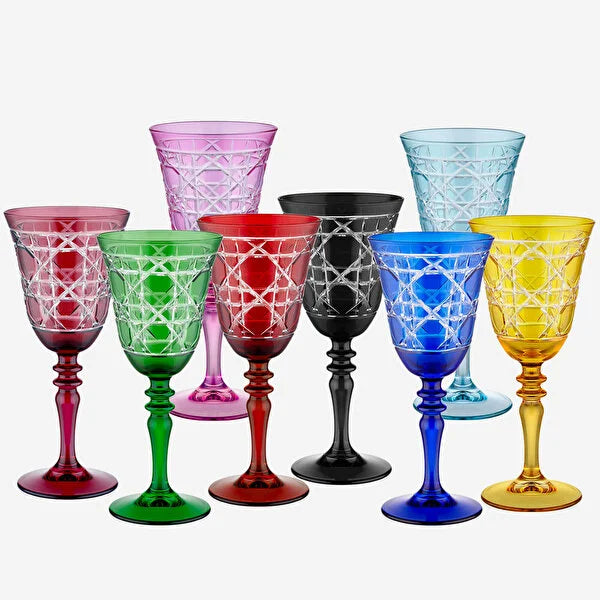 Chiara Alessi Gloria Pembe Cam Kadeh 270 ml