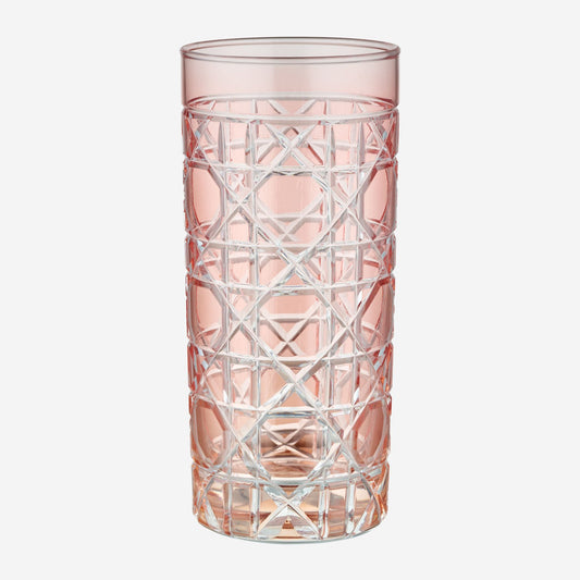 Gül Kurusu Cam Su Bardağı 485 ml Gloria Collection by Chiara Alessi