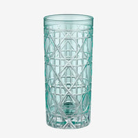 Turkuaz Cam Su Bardağı 485 ml Gloria Collection by Chiara Alessi