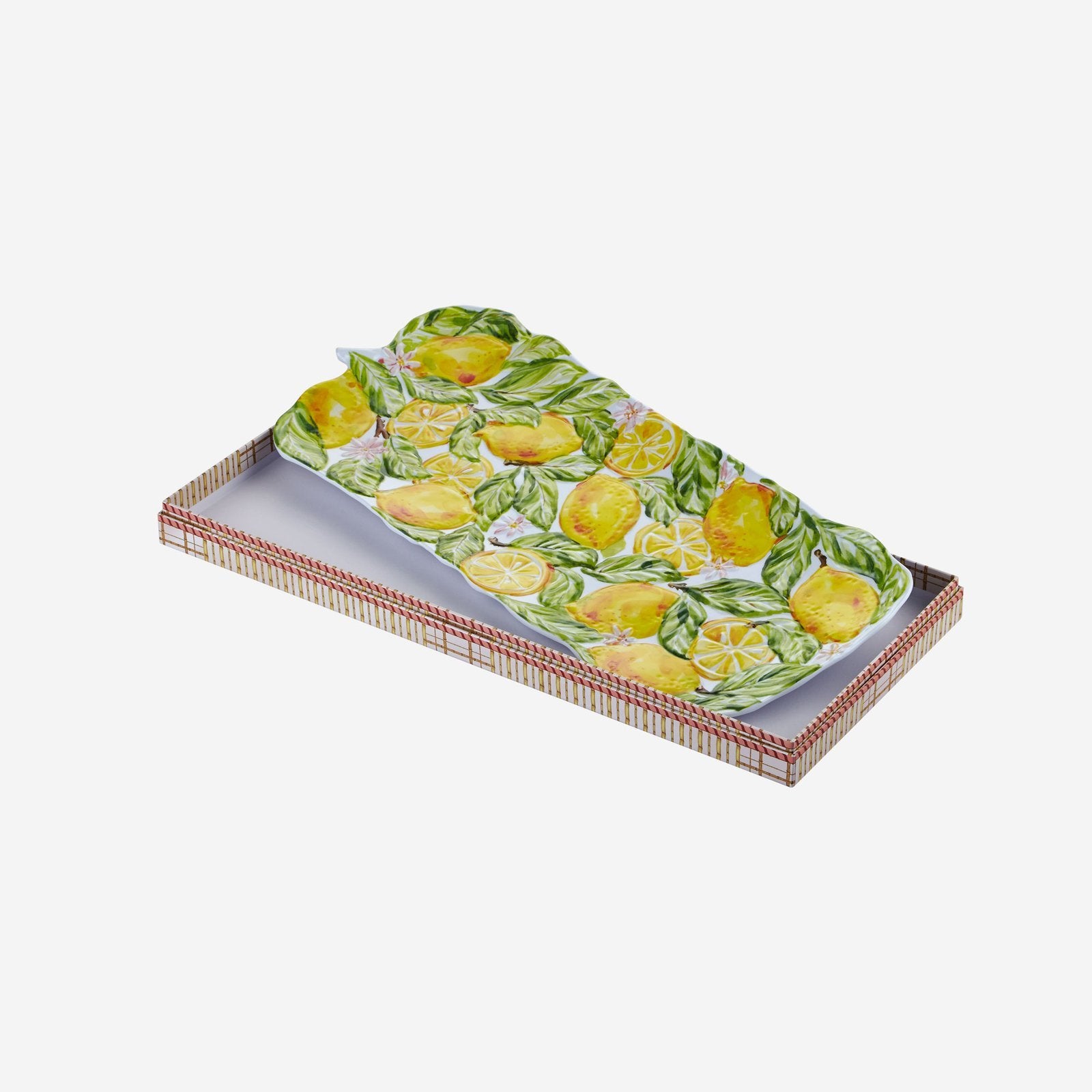 Sarı Melamin Servis Tabağı 48 Cm Capri Collection by Chiara Alessi