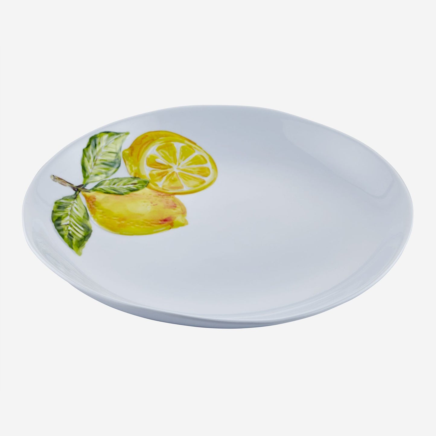 Beyaz Melamin Kahvaltı Tabağı 23 Cm Capri Collection by Chiara Alessi
