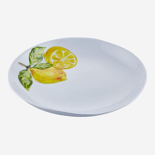 Beyaz Melamin Kahvaltı Tabağı 23 Cm Capri Collection by Chiara Alessi