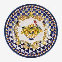 Chiara Alessi Mavi Melamin Yemek Tabağı 28 cm