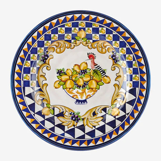 Chiara Alessi Mavi Melamin Yemek Tabağı 28 cm