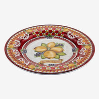 Chiara Alessi Kırmızı Melamin Yemek Tabağı 28 Cm - 2