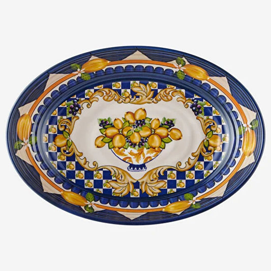 Chiara Alessi Mavi Melamin Servis Kasesi 33 cm
