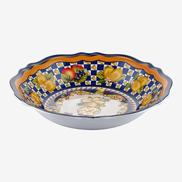 Chiara Alessi Mavi Melamin Servis Kasesi 35 cm