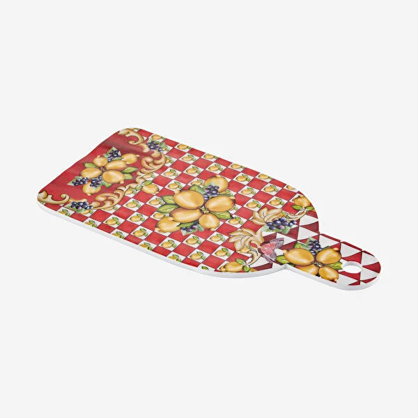 Chiara Alessi Capri Kırmızı Melamin Sunum Tahtası - 34 cm