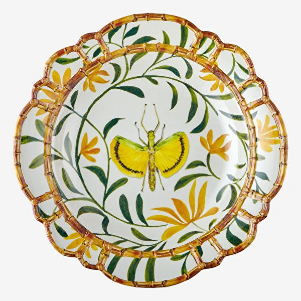Chiara Alessi Bambu Beyaz Melamin Kase 38 cm