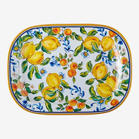 Mavi Melamin Servis Tabağı 44 Cm Capri Collection by Chiara Alessi