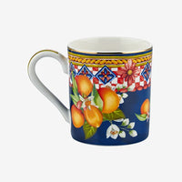 Mavi Porselen Kahve Fincan Seti 120 Ml Capri Collection by Chiara Alessi