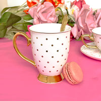 Mug Ivory Polka Gold - 3