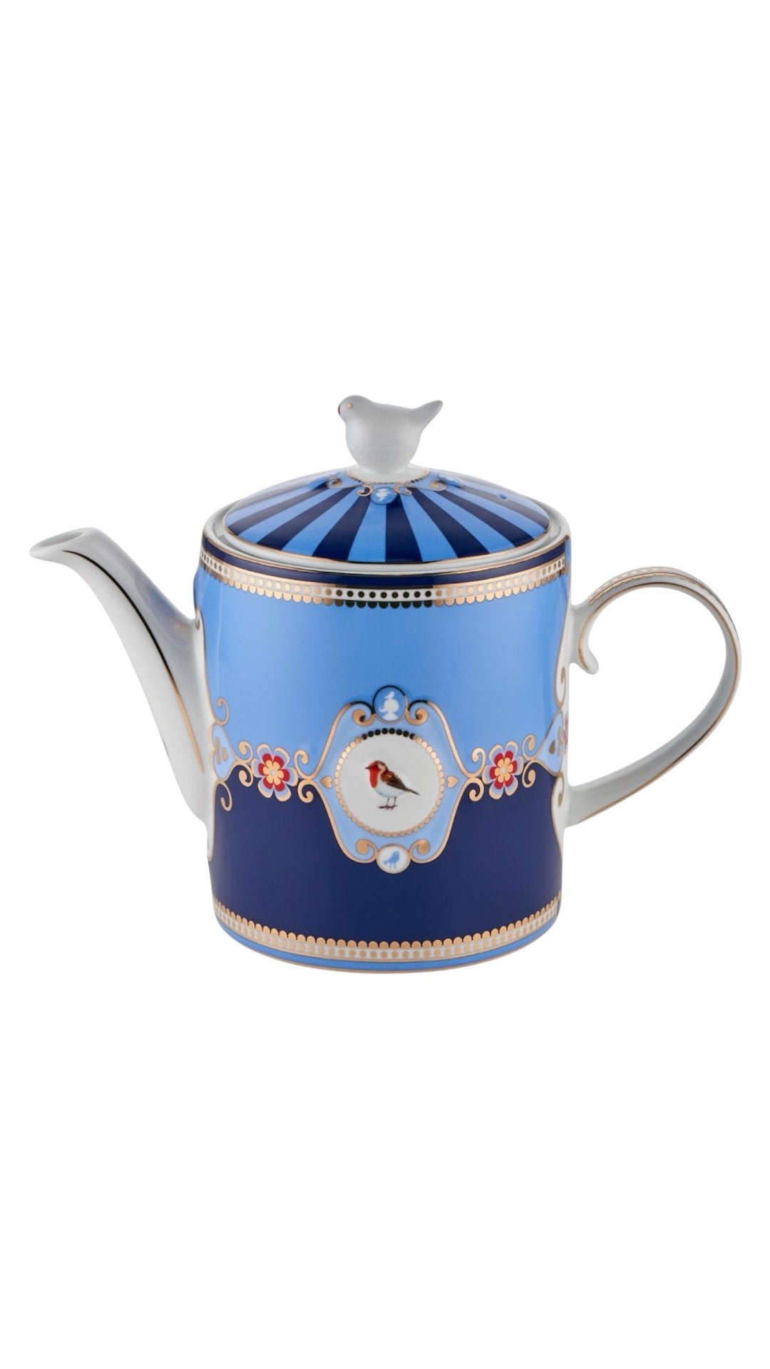 Mavi Porselen Demlik 1300 ml Love Birds Collection by Pip Studio