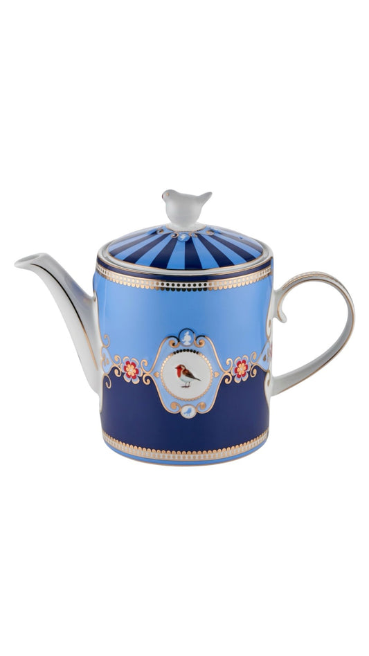 Mavi Porselen Demlik 1300 ml Love Birds Collection by Pip Studio