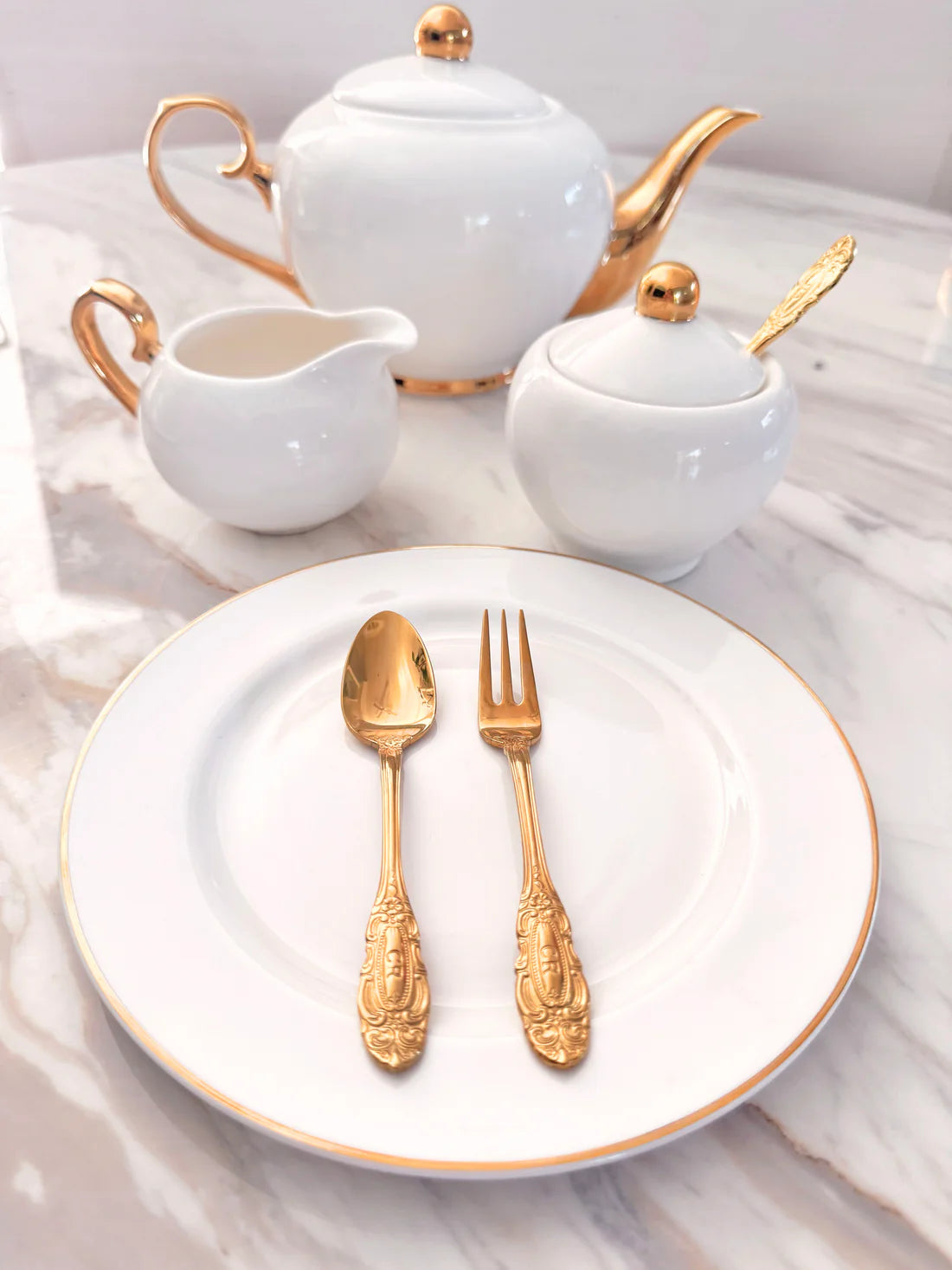Side Plate Ivory Set of 2