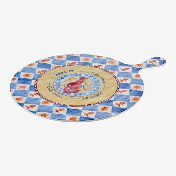 Chiara Alessi Cote D Azur Mavi Melamin 41 cm Sunum Tahtası CAMCA5020BL1