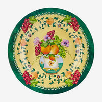 Chiara Alessi Carpe Diem Sarı Melamin Yemek Tabağı 28 cm