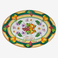 Sarı Melamin Servis Tabağı 50 Cm Carpe Diem Collection by Chiara Alessi
