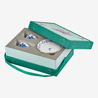Mavi Porselen Kahve Fincan Seti 100 ml Primavera Collection by Chiara Alessi