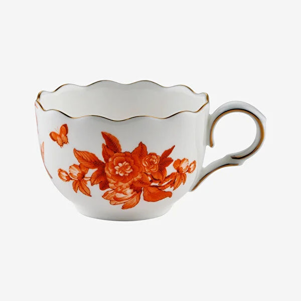 Turuncu Porselen Kahve Fincan Seti 100 ml Primavera Collection by Chiara Alessi
