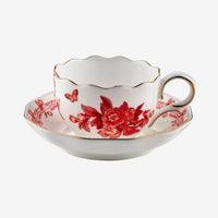 Kırmızı Porselen Kahve Fincan Seti 100 ml Primavera Collection by Chiara Alessi