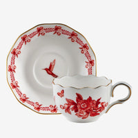 Kırmızı Porselen Kahve Fincan Seti 100 ml Primavera Collection by Chiara Alessi