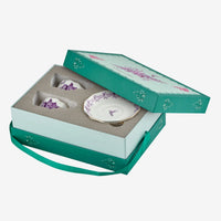 Mor Porselen Kahve Fincan Seti 100 ml Primavera Collection by Chiara Alessi