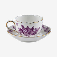 Mor Porselen Kahve Fincan Seti 100 ml Primavera Collection by Chiara Alessi