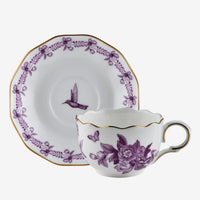 Mor Porselen Kahve Fincan Seti 100 ml Primavera Collection by Chiara Alessi