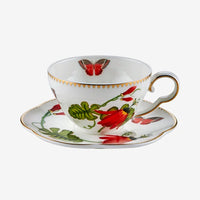 Kırmızı Porselen Kahve Fincan Seti 80 Ml Collection by Chiara Alessi