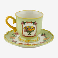 Yeşil Stoneware Kahve Fincan Seti 90 Ml Il Sogno Collection by Chiara Alessi